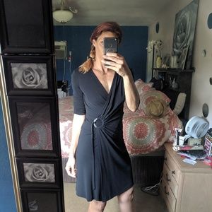 Vintage express wrap dress